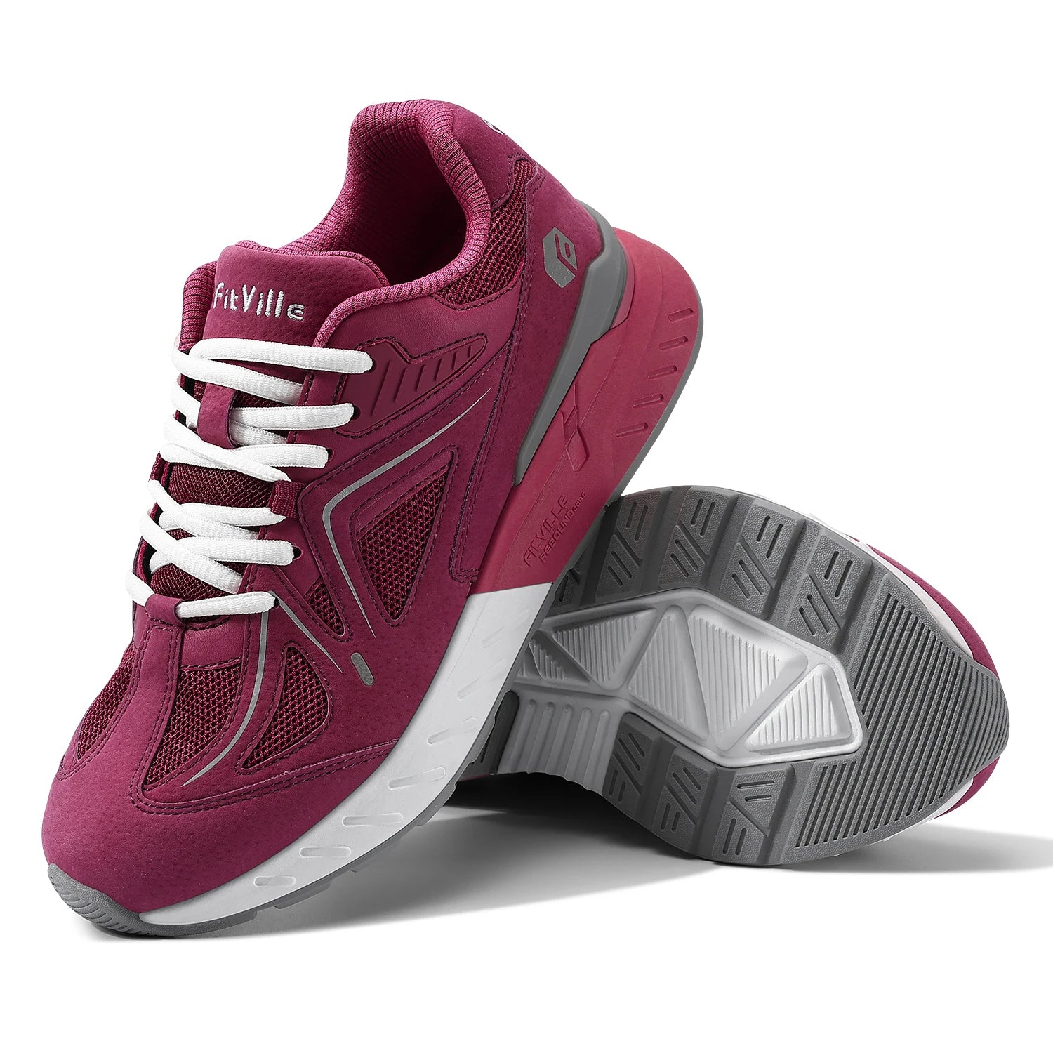 Zapatillas Anchas para Mujer FitVille — Alivio de Fascitis Plantar