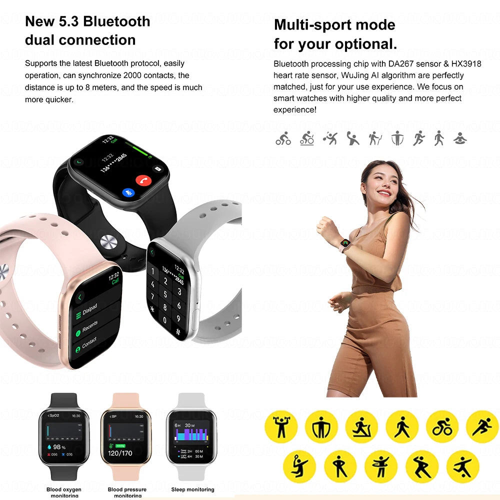 DT Watch X Mini Reloj Inteligente NFC AMOLED
