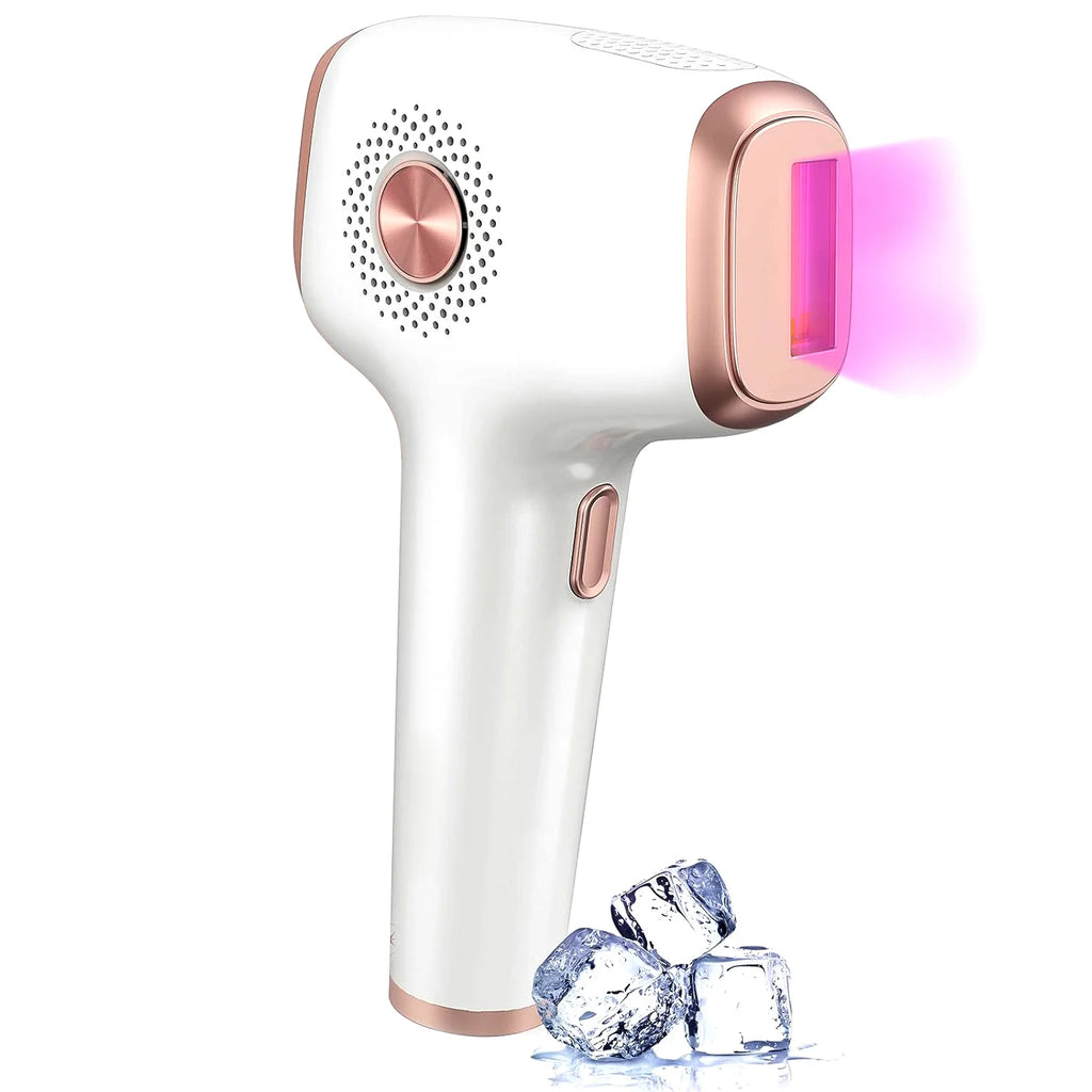 Dispositivo de depilación IPL 999.999 Flashes Depilación indolora con función de cuidado de enfriamiento por hielo Depilación con resultados duraderos