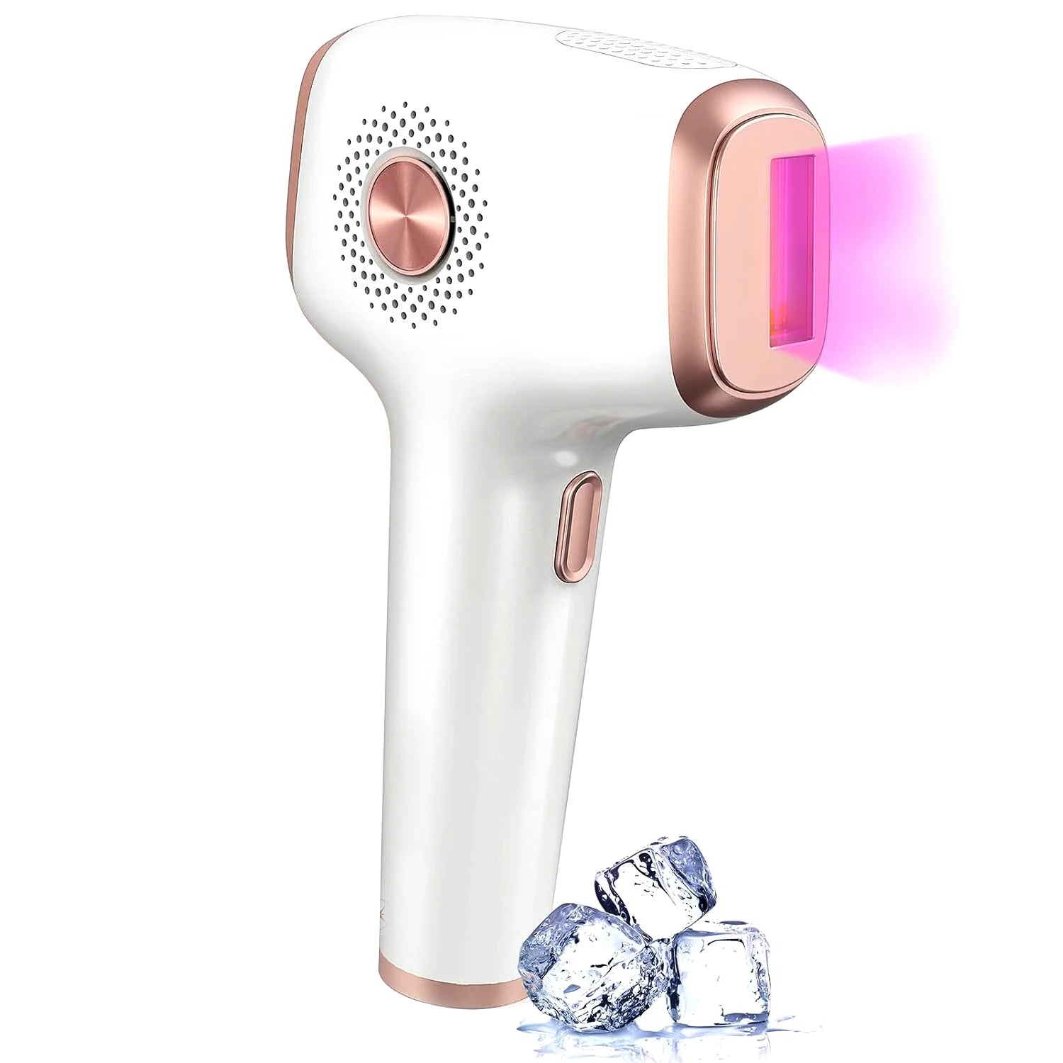 Dispositivo de depilación IPL 999.999 Flashes Depilación indolora con función de cuidado de enfriamiento por hielo Depilación con resultados duraderos
