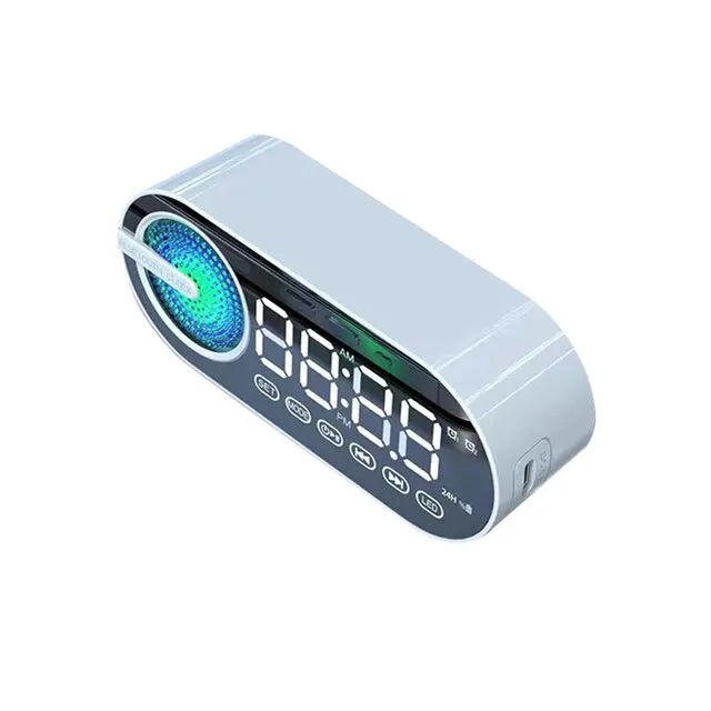 Radio Reloj Despertador Bluetooth RGB con FM y Pantalla Digital