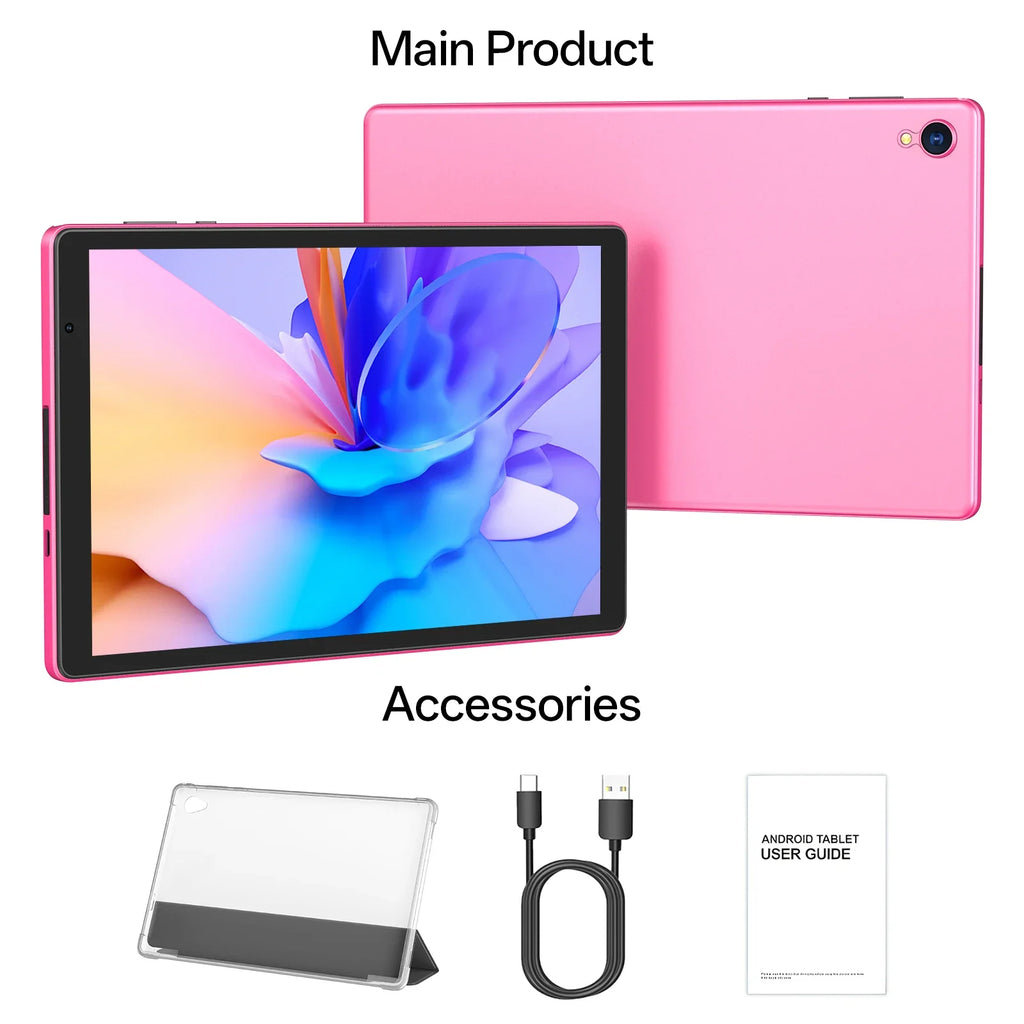 Nueva Tablet Android 14 de 10.0 Pulgadas 2026 (Funda Protectora Incluida), 4GB RAM (2GB + 2GB Expandible), 32GB ROM, Wi-Fi 6, 6000mAh
