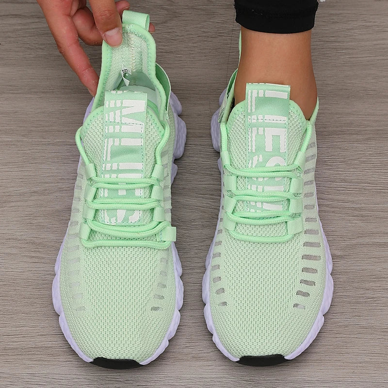 Zapatillas deportivas de plataforma para mujer — transpirables y cómodas