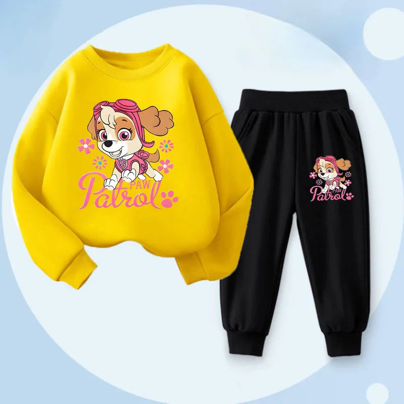 Conjunto Patrulla Canina manga larga y pantalón para niñas