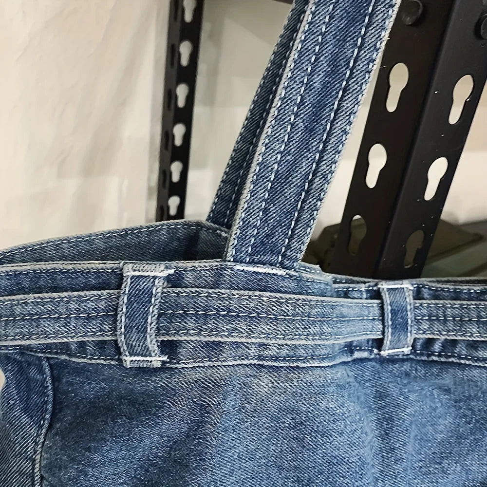 Bolso de Mano Vaquero de Gran Capacidad para Mujer