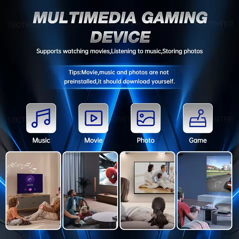 Consola de juegos de doble sistema GD10 Plug&Play para TV I3-3110M, 500G/1T ROM, más de 70000 juegos para Wii, PS2, N64, PSP, GameCube, N64, con mando inalámbrico.