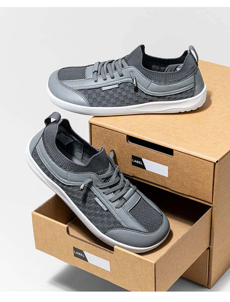 HOBIBEAR, zapatos descalzos Unisex, zapatillas de deporte con punta ancha y caída cero, zapatos ligeros para caminar, transpirables, minimalistas para exteriores