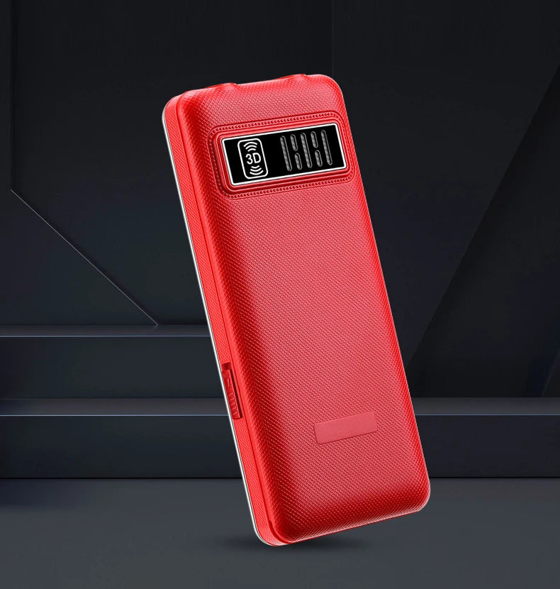 Teléfono GSM 2G BAR G600, tarjeta SIM Dual, batería de 6800mAh, tecla grande SOS, pantalla de 2,4 pulgadas, teléfono móvil para ancianos y mujeres, reccodificador de MP3