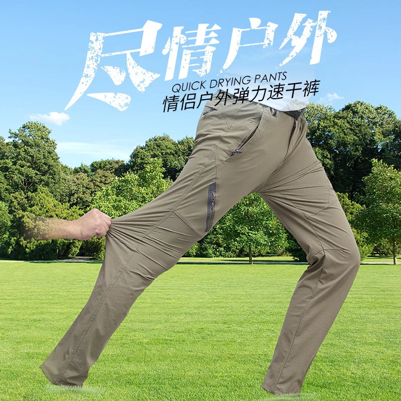 Pantalones de Montañismo Transpirables para Hombre, Verano Outdoor
