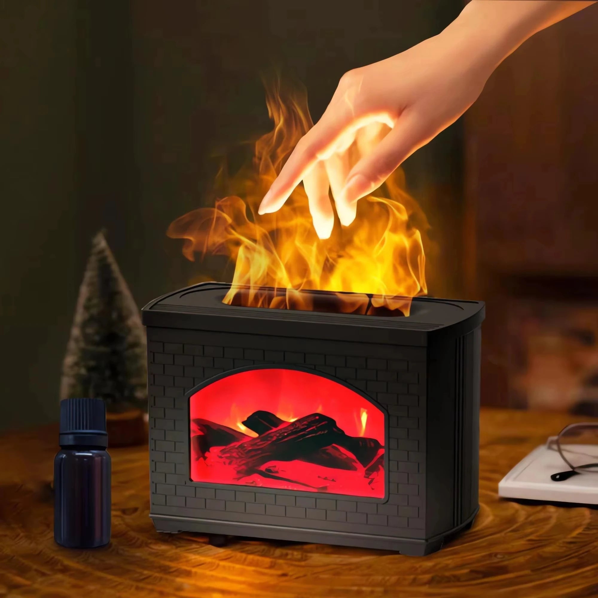 Humidificador Chimenea Simulada con Efecto Llama