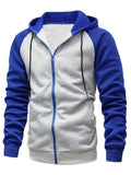 Buzo con Capucha y Cremallera Unisex Talla Grande