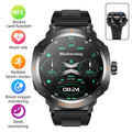 Reloj Inteligente 2 en 1 con Auriculares NFC para Hombre