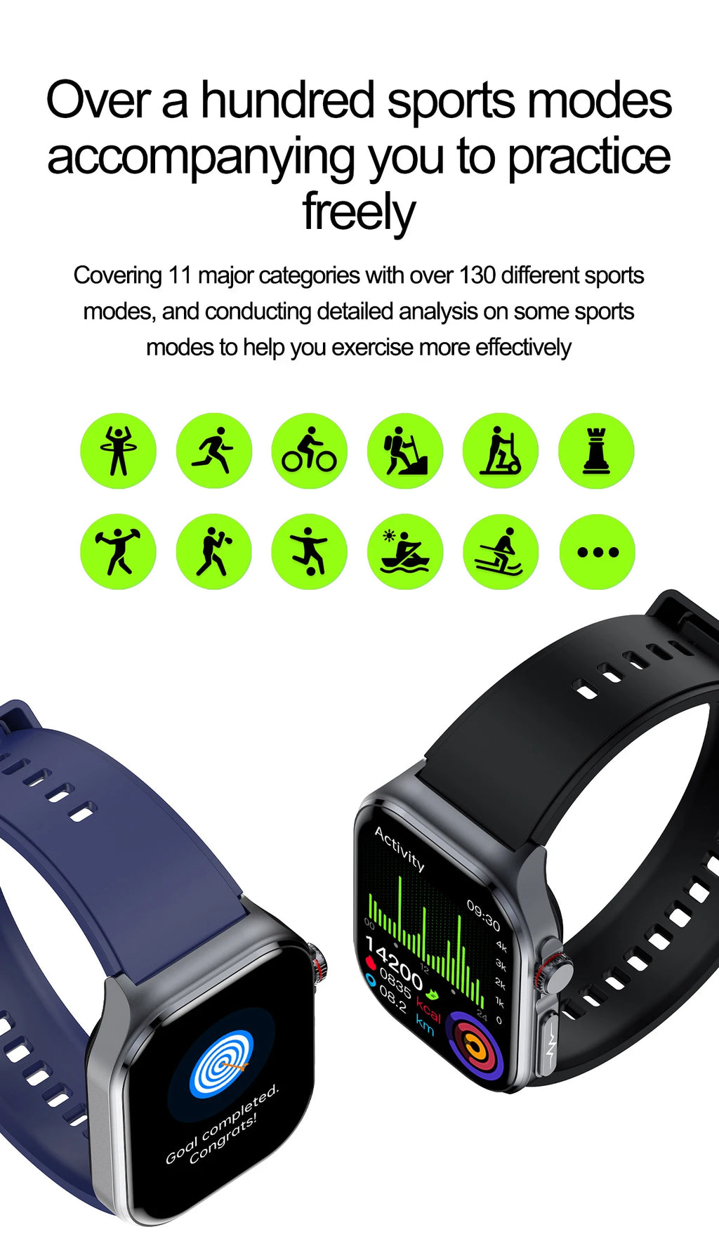 LIGE ET585 Reloj Inteligente AMOLED ECG