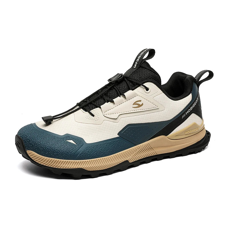 HOBIBEAR Zapatillas para correr con banda elástica para hombre
