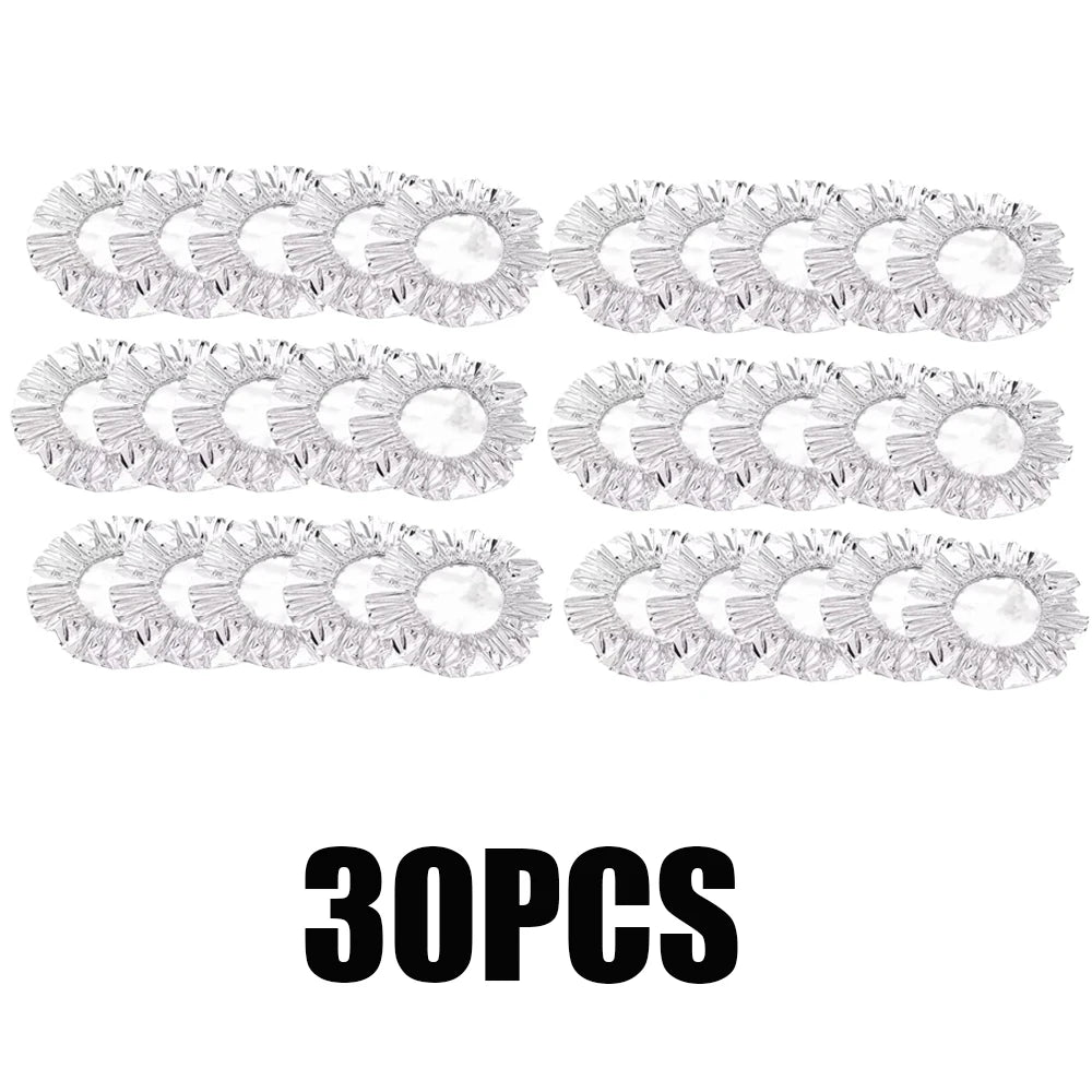 Tapas Reutilizables de Aluminio para Recipientes, Set de 10 a 50 Piezas