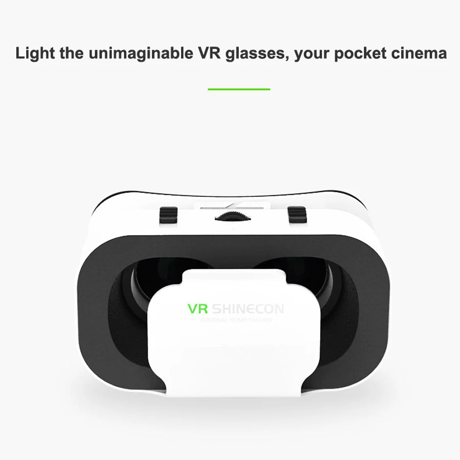 Shinecon Viar gafas de realidad Virtual VR auriculares dispositivo 3D casco gafas lentes para teléfono inteligente juego celular conjunto móvil