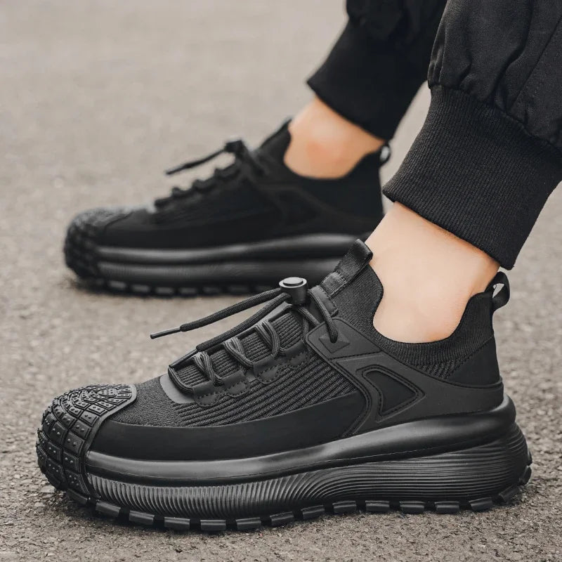 Zapatos planos ligeros de marca informales transpirables para hombre, zapatillas cómodas de moda, zapatos de hombre de talla grande