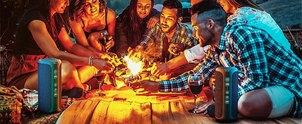 Ortizan X8 Pro, Altavoz Bluetooth portátil impermeable, Luces RGB, Calidad de sonido premium