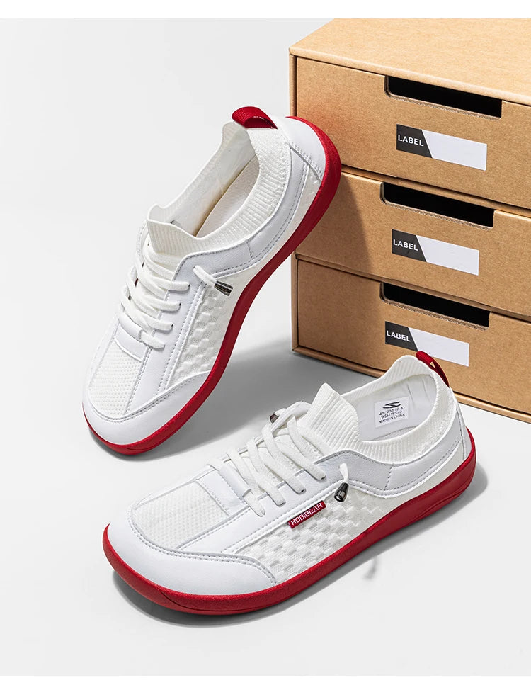 HOBIBEAR, zapatos descalzos Unisex, zapatillas de deporte con punta ancha y caída cero, zapatos ligeros para caminar, transpirables, minimalistas para exteriores