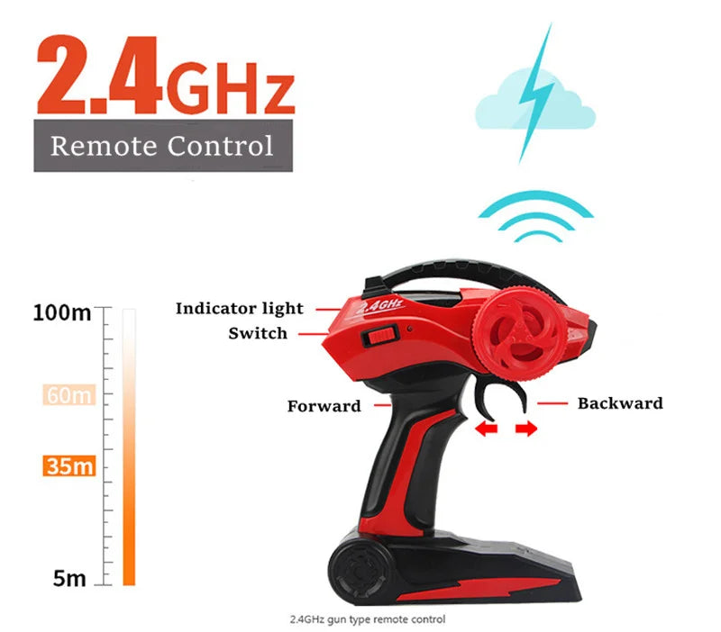Auto RC 4WD Buggy Todoterreno 1:12 / 1:16 Control Remoto 2.4GHz