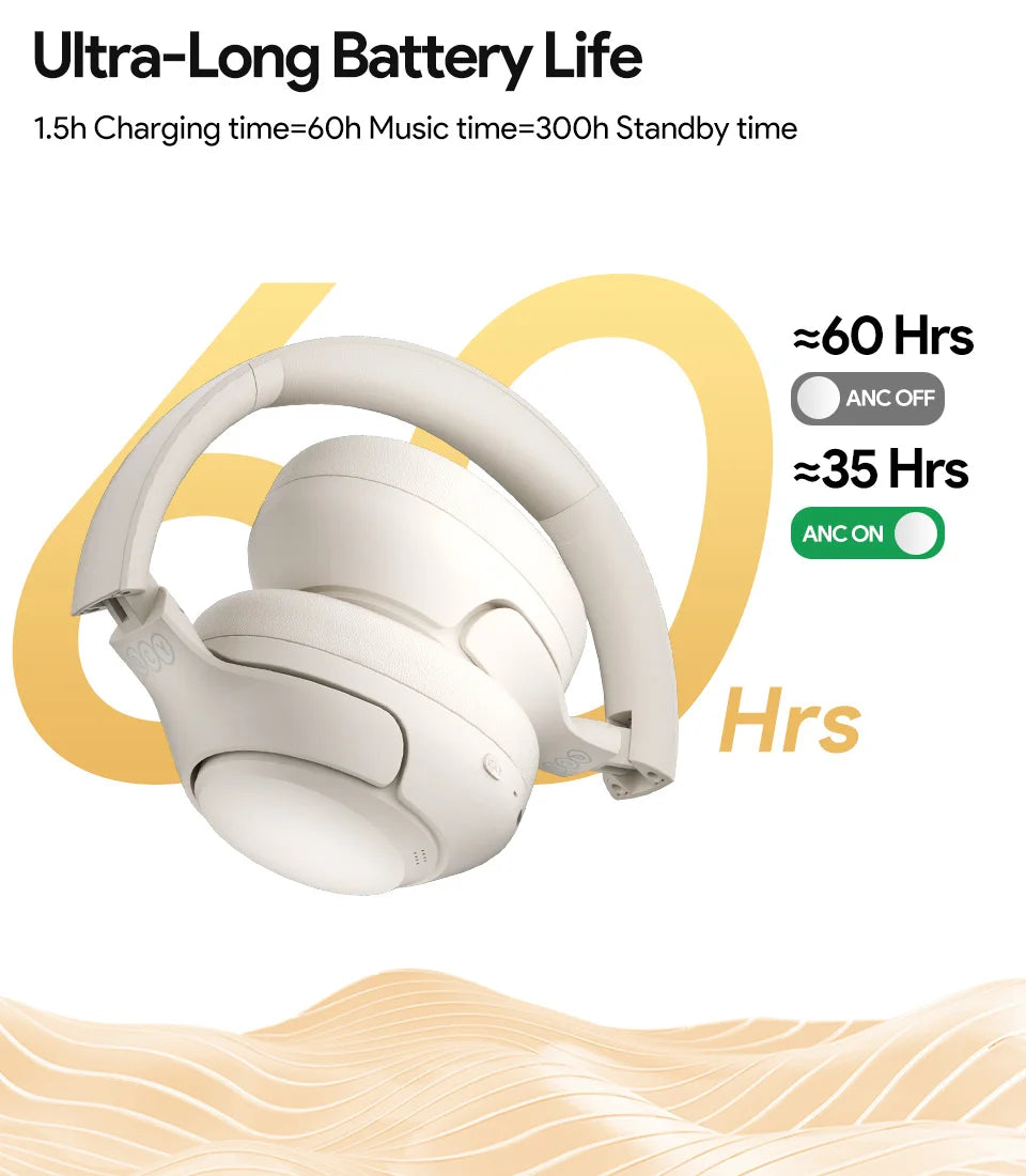QCY H3 Auriculares ANC Bluetooth 5.4 60h
