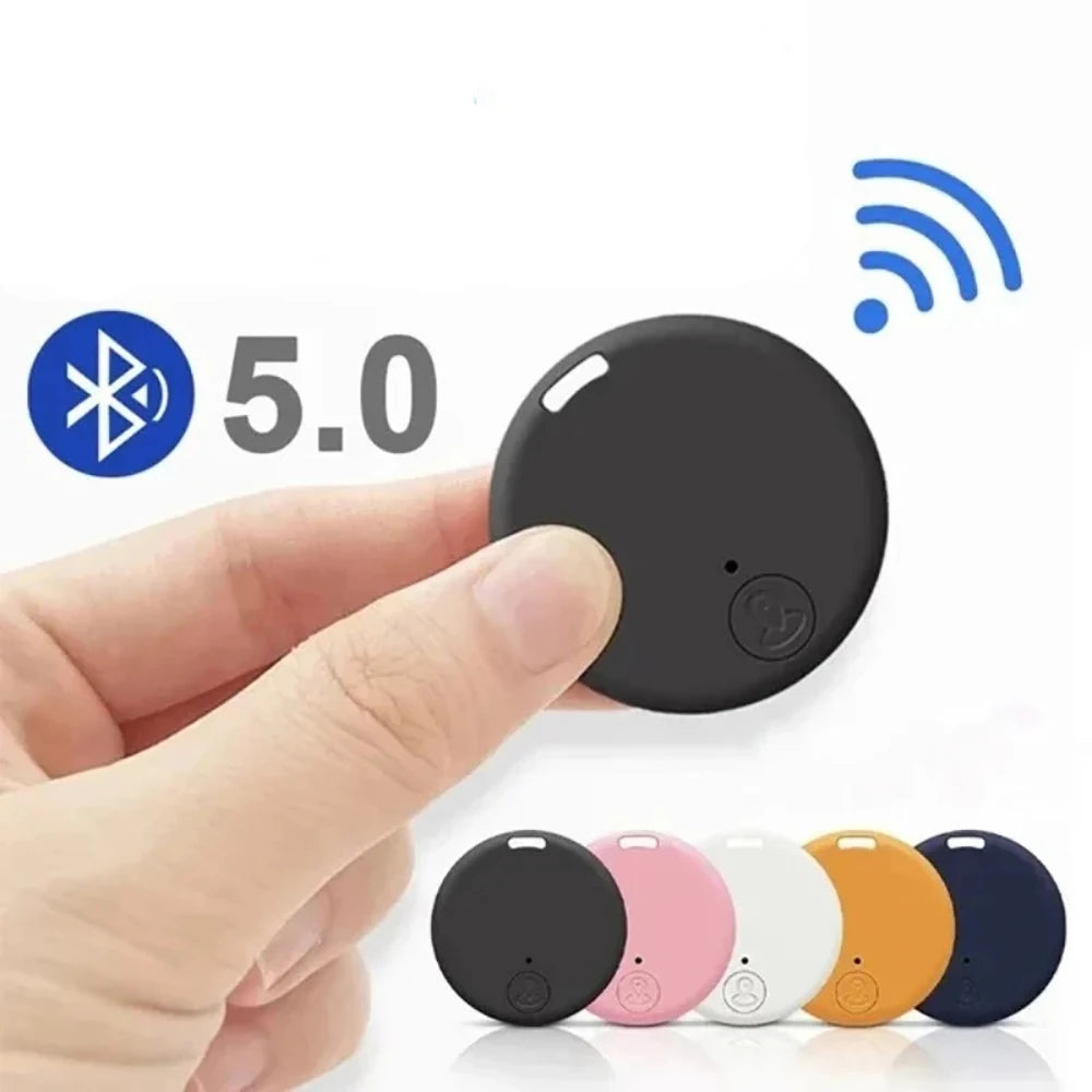 Mini Rastreador Bluetooth Antipérdida para Mascotas, Niños y Billetera