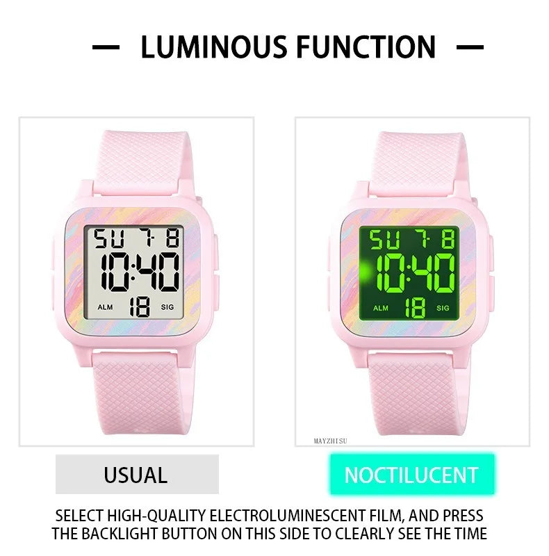 MAYZHISU Set de Relojes Deportivos para Parejas
