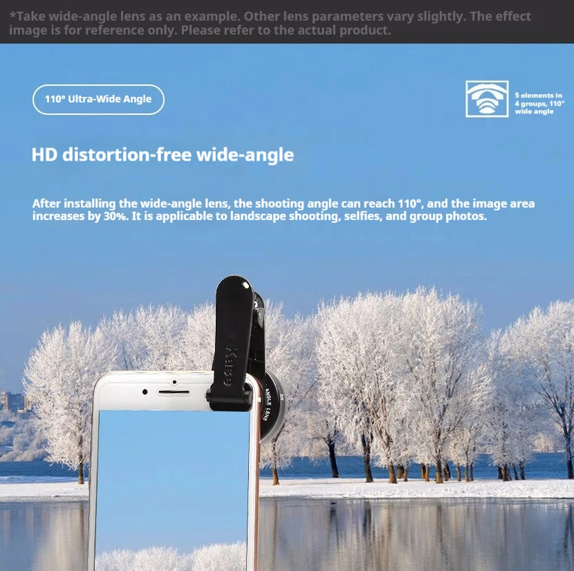 Filtro CPL Kase con Clip para Smartphone y Lente Macro Pro