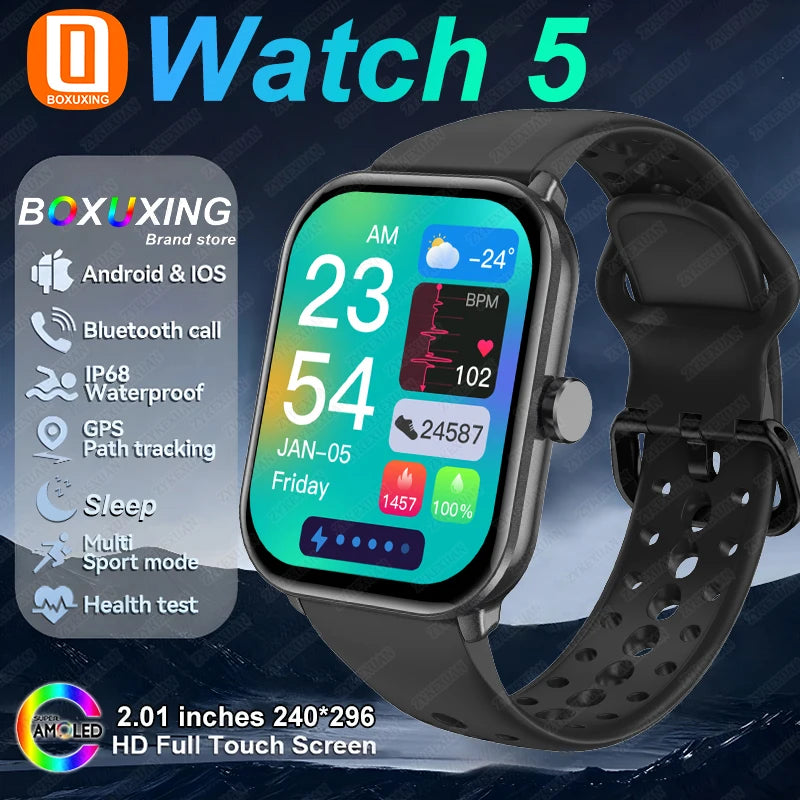 Reloj Inteligente Serie 5 Global con AMOLED, GPS y Llamadas Bluetooth