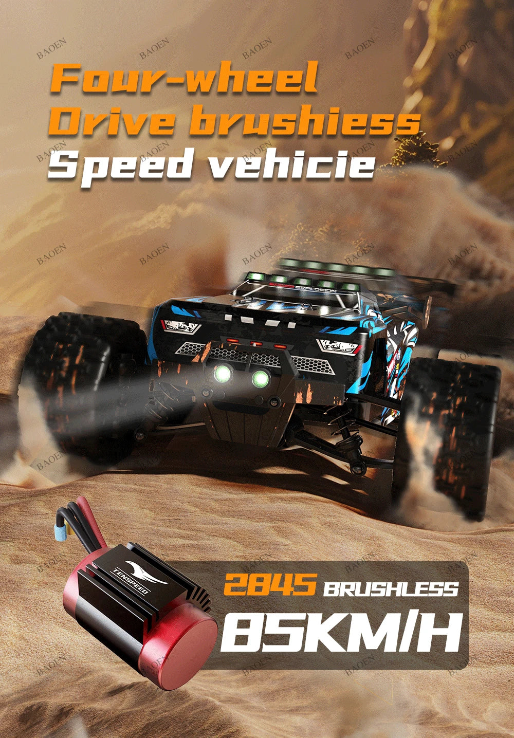 SCY9522PRO 85 KM/H coche RC de alta velocidad sin escobillas 4WD todoterreno coche de Control remoto 1:16 coches de carreras profesionales SCY9522 50 KM/H