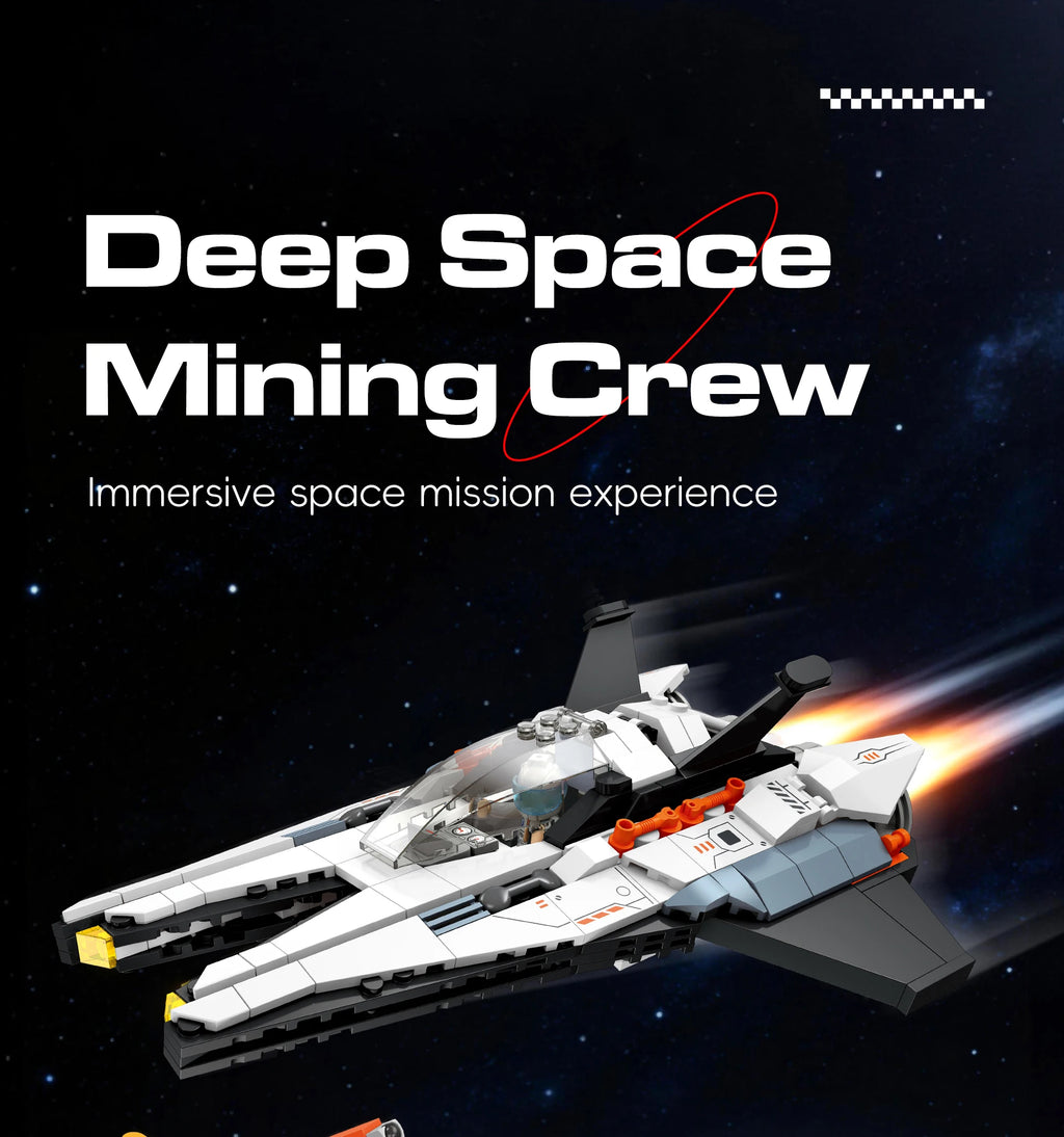 LL003 Serie Aeroespacial, Juguetes Creativos para el Hogar, Set de Bloques de Construcción de Naves Espaciales, Juguete Educativo para Niños, Regalo de Cumpleaños