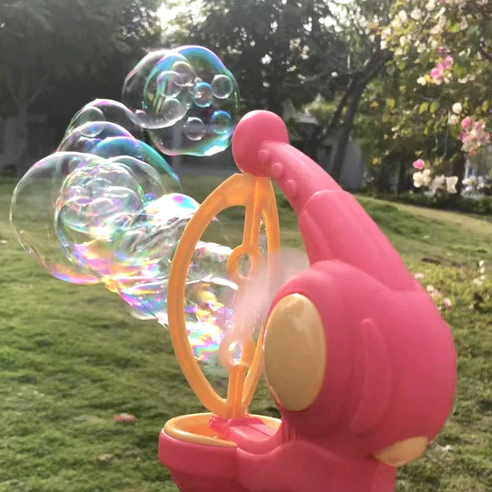 Pistola de Burbujas Eléctrica para Niños - Juego al Aire Libre