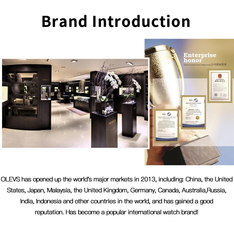 Reloj de Cuarzo Analógico para Hombre OLEVS 9970 Acero Inoxidable Negocios