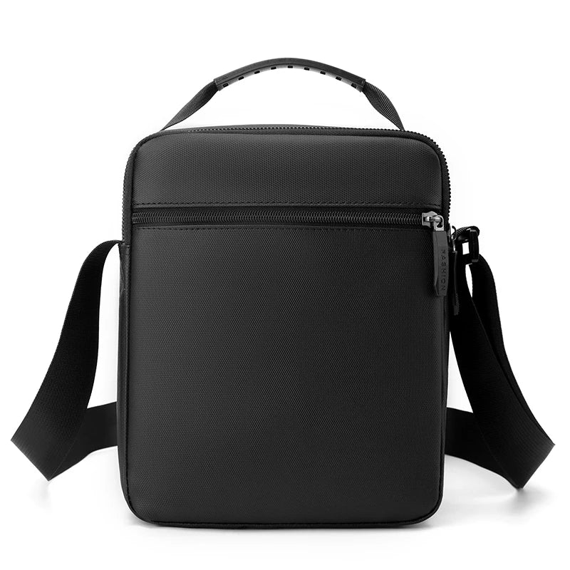 Bolso bandolera duradero, correa ajustable para el hombro, diseño multicapa, cremallera segura: bolsa de almacenamiento multifuncional