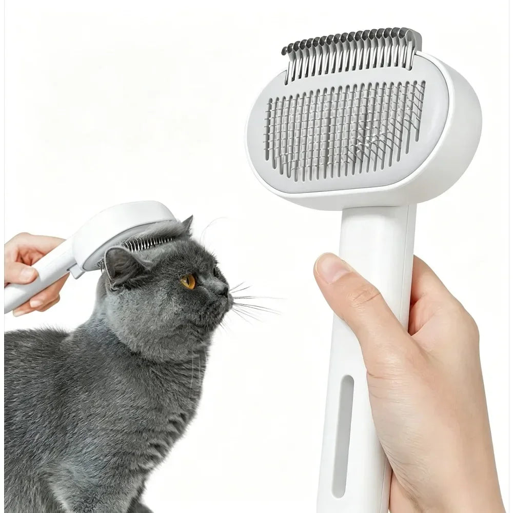 Cepillo Profesional para el Cuidado de Gatos, Herramienta para Eliminar el Pelo Suelto, para Gatos de Pelo Largo y Corto, Gatos de Interior, Gatitos, Conejos, Peine de Masaje
