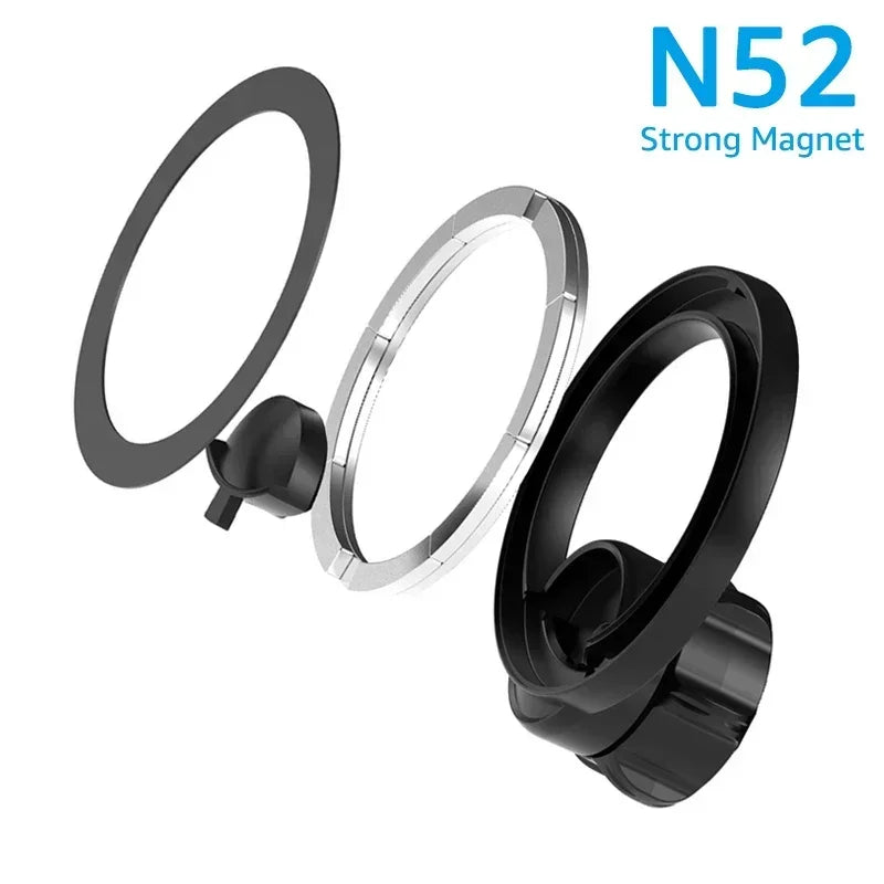 Soporte Magnético Universal para Teléfono de Coche 360 ° Soporte Giratorio para Pantalla para iPhone 17 16 15 14 MagSafe Xiaomi, Soporte Básico para Teléfono de Coche