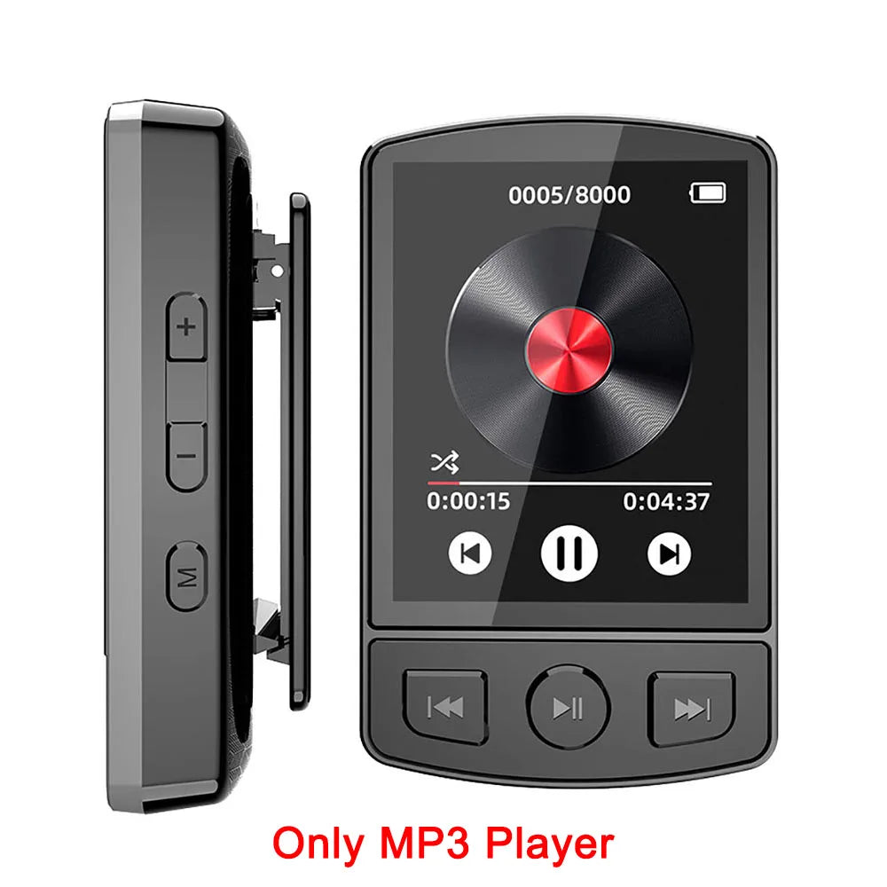 Walkman Deportivo MP3 Bluetooth 5.0 con Radio FM y Pantalla 1.8"