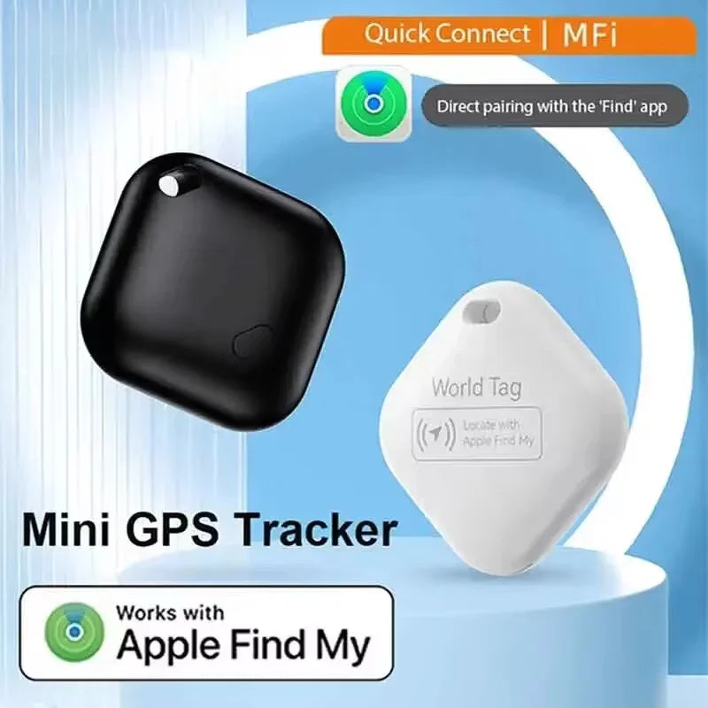 Mini dispositivo de seguimiento para Apple Find My Key, buscador inteligente de niños, localizador de mascotas, GPS para coche, rastreador perdido, rastreador inteligente Bluetooth, sistema IOS
