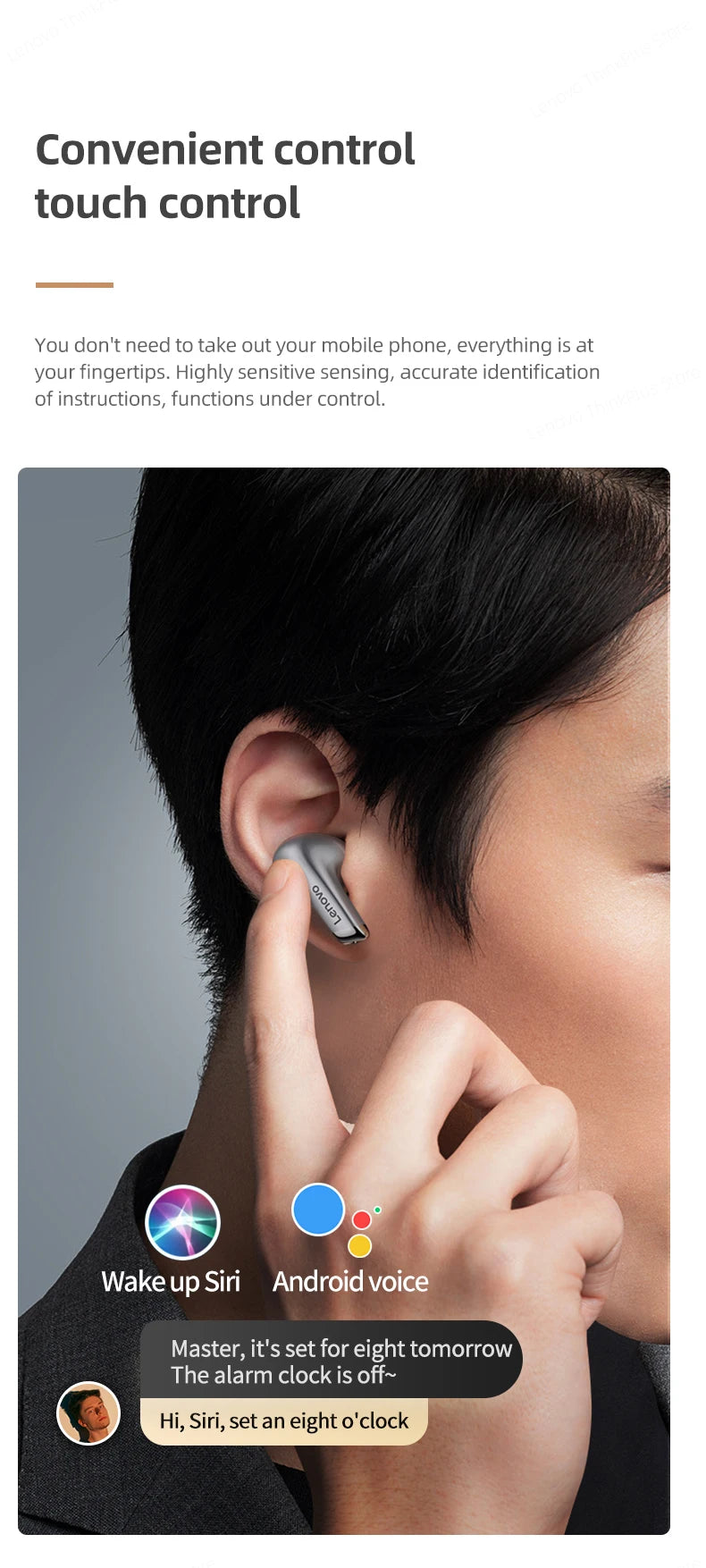 Auriculares Lenovo LP5 TWS Bluetooth Inalámbricos con Micrófono