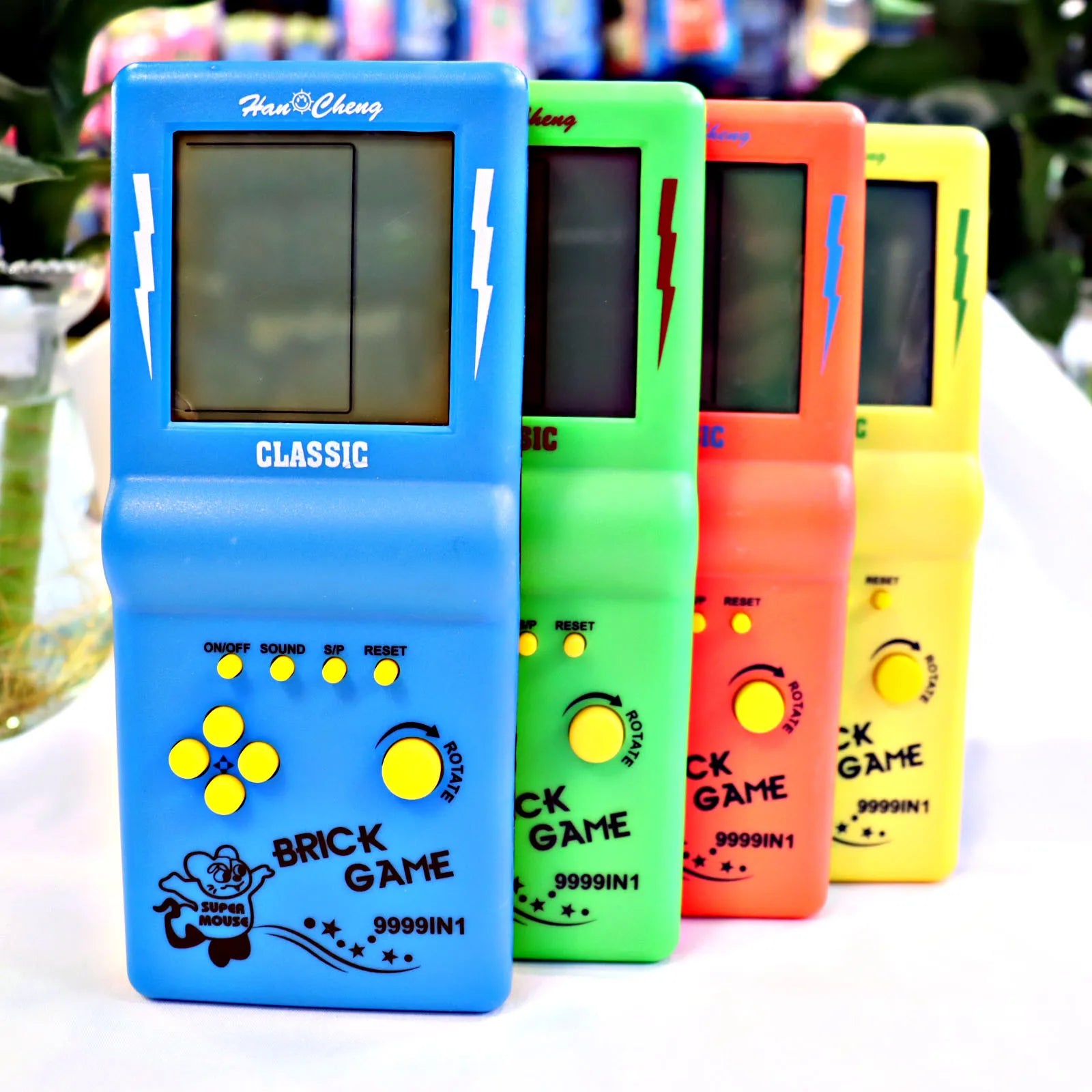 Consola de Juegos Retro Portátil Tipo Tetris, Pantalla Grande para Niños