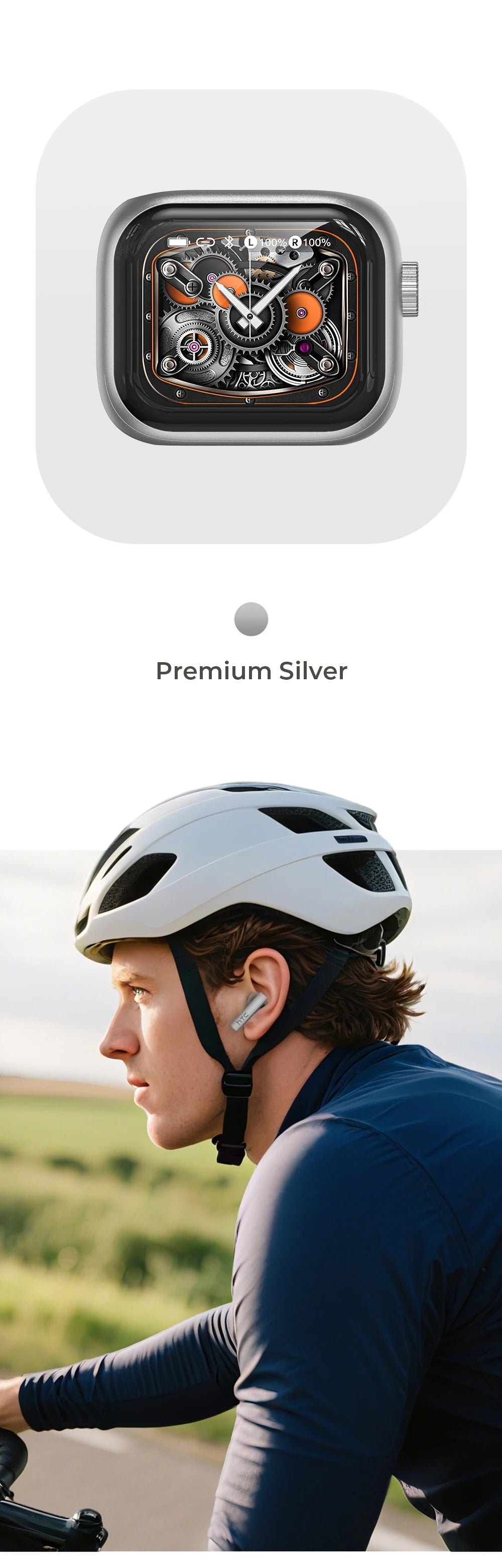 Auriculares TWS Bluetooth con Pantalla Táctil y Traductor IA