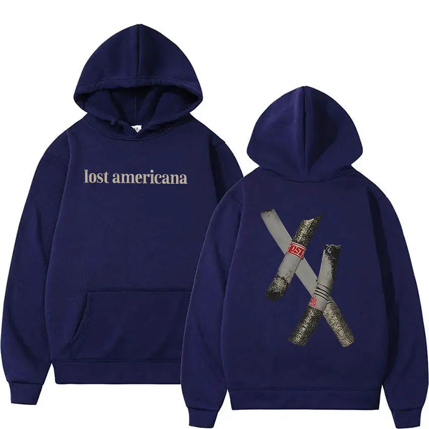 Sudadera MGK Lost Americana Tour, Hip Hop Vintage Oversize