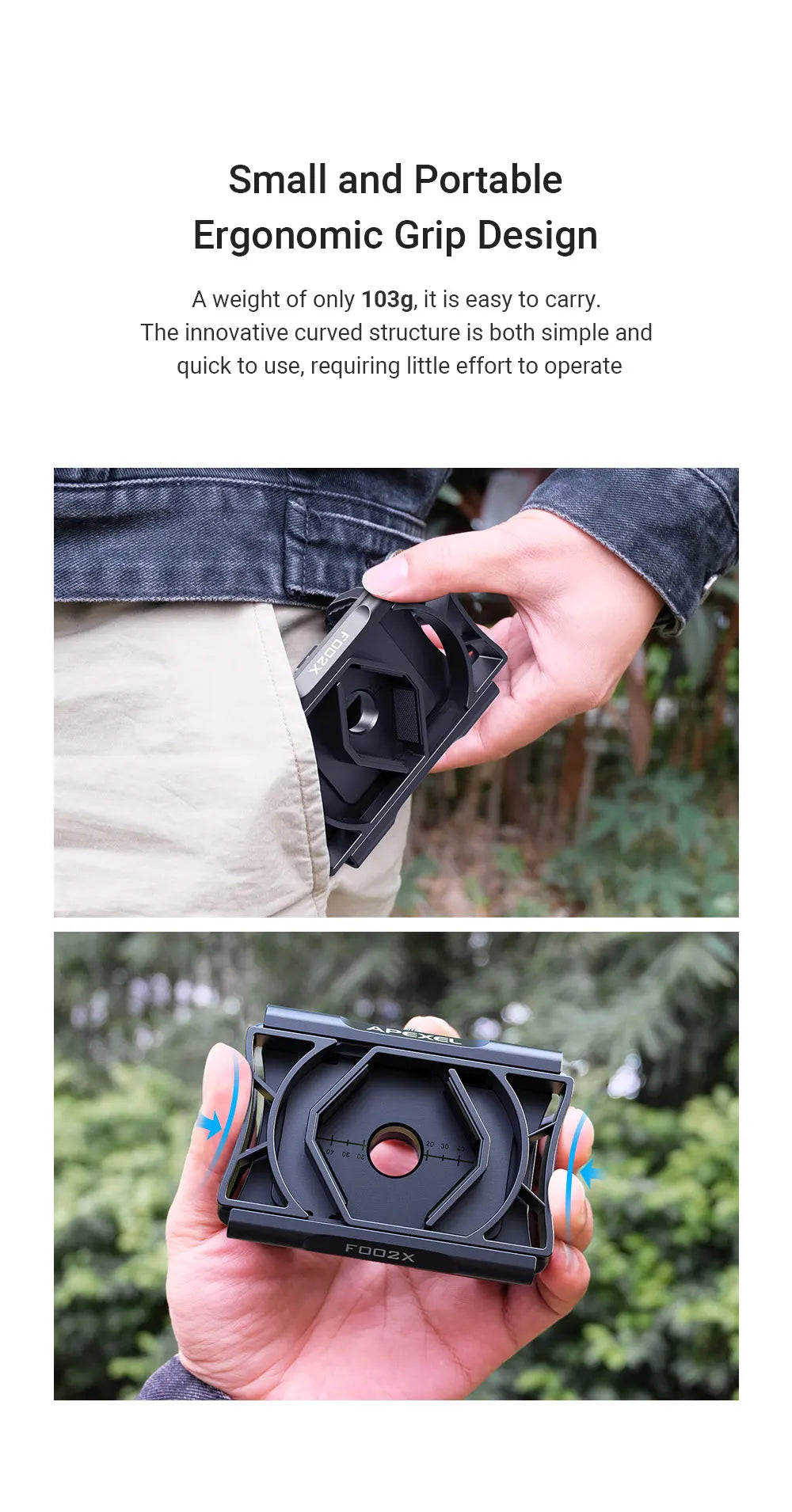 Adaptador Universal 360° para Teléfono en Telescopio APEXEL