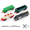 Tren Eléctrico de Juguete Vintage con Luces LED y Sonido para Niños