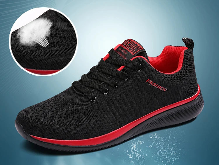 Zapatillas de correr para hombre, zapatos deportivos ligeros para caminar, zapatos informales transpirables de malla clásica, mocasines de moda para hombre, zapatillas de deporte para hombre