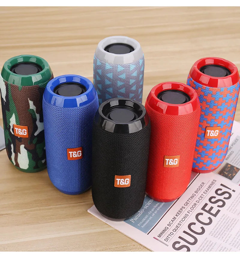 Altavoz inalámbrico portátil Caixa De Som Bluetooth caja De sonido De música Bluetooth para Subwoofer Radio FM Bocina acústica manos libres Hifi