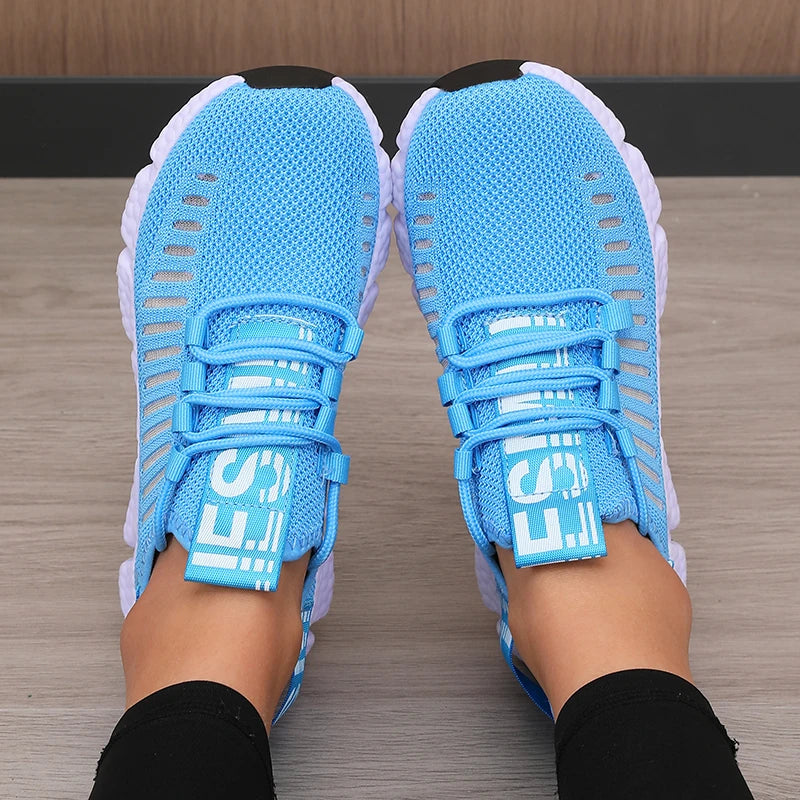 Zapatillas deportivas de plataforma para mujer — transpirables y cómodas