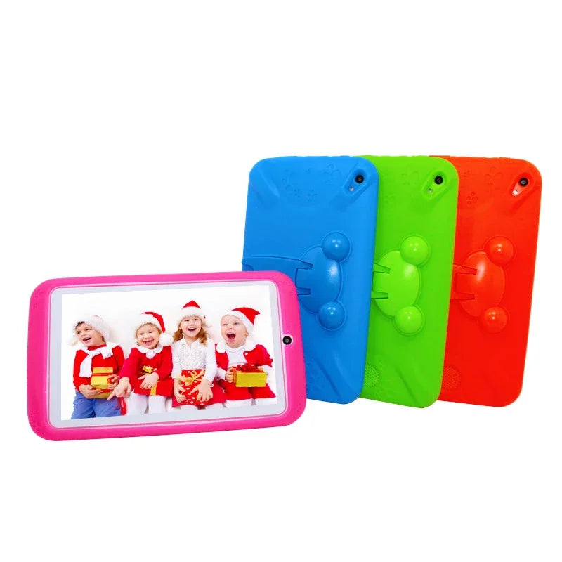Tablet Infantil E99 de 7 Pulgadas, Android 9.0, CPU RK3126 de Cuatro Núcleos, Pantalla IPS de 1024*600, 2 GB de RAM, 16 GB de ROM, 3000 mAh