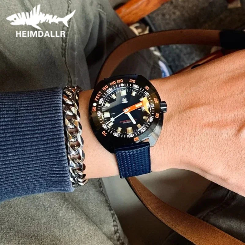 Reloj Mecánico Táctico Frog SUB 300T Diver para Hombre, Zafiro PVD
