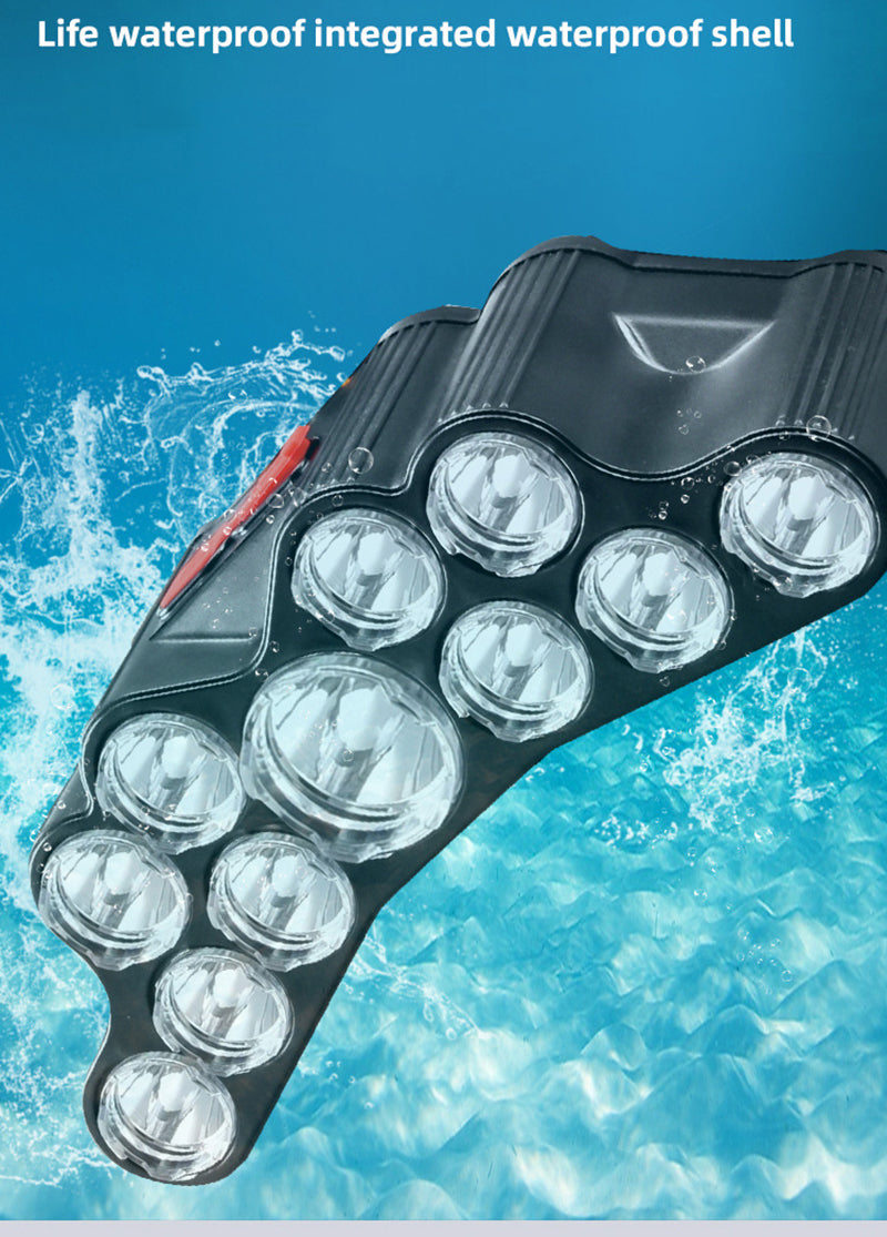 Linterna Frontal LED Recargable para Pesca